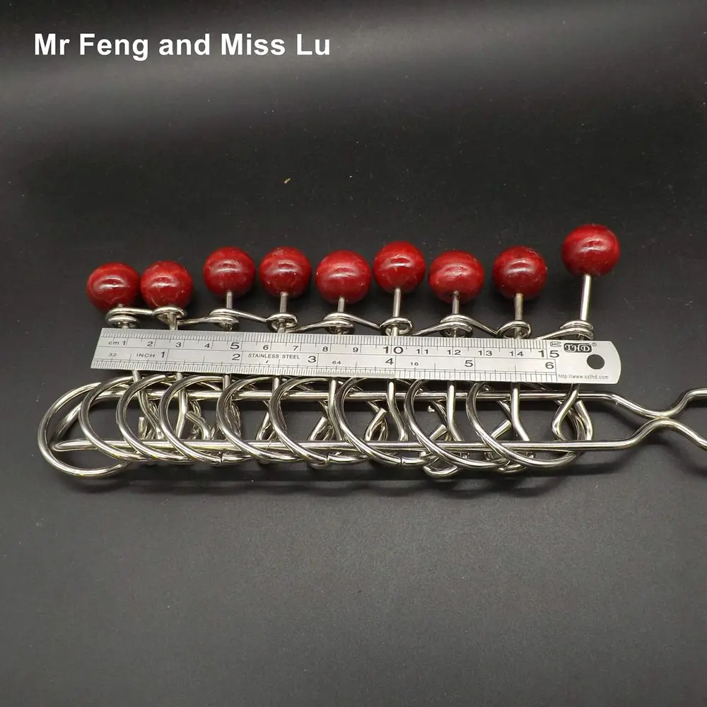 Подарок детский 26 см металлические девять колец головоломка решение IQ тест