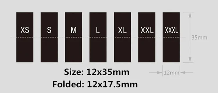 500 шт. черные атласные этикетки для одежды|size labels|care labelsclothing tags |