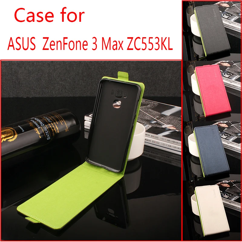 Для ASUS zonfone 3 Max ZC553KL чехол хит цвет из искусственной кожи телефон сумка для флип