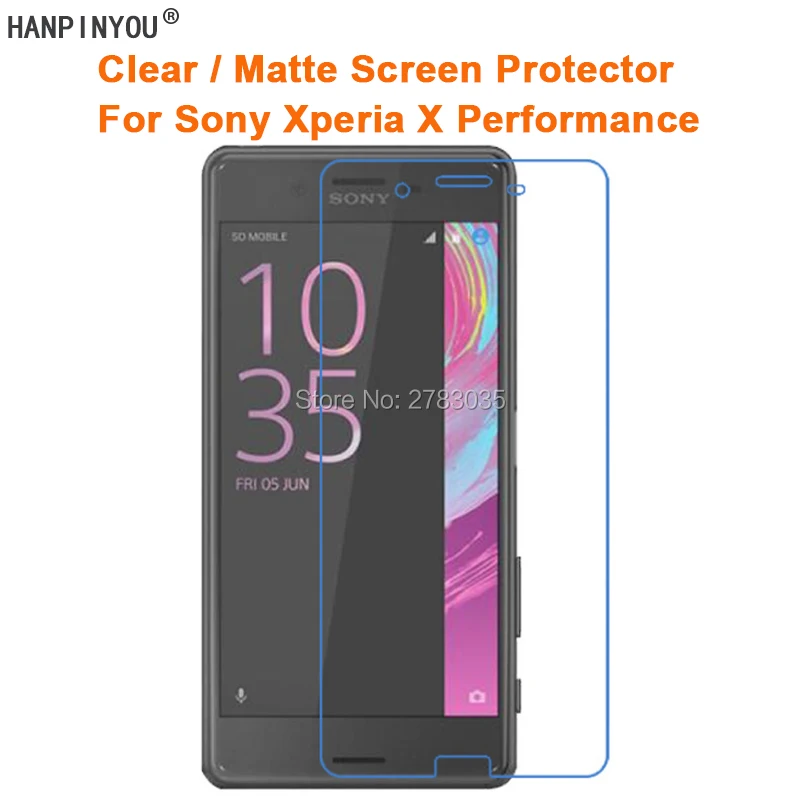 

Для Sony Xperia X Performance F8131 F8132 5,0 "прозрачная глянцевая/Антибликовая матовая защитная пленка для экрана (не закаленное стекло)