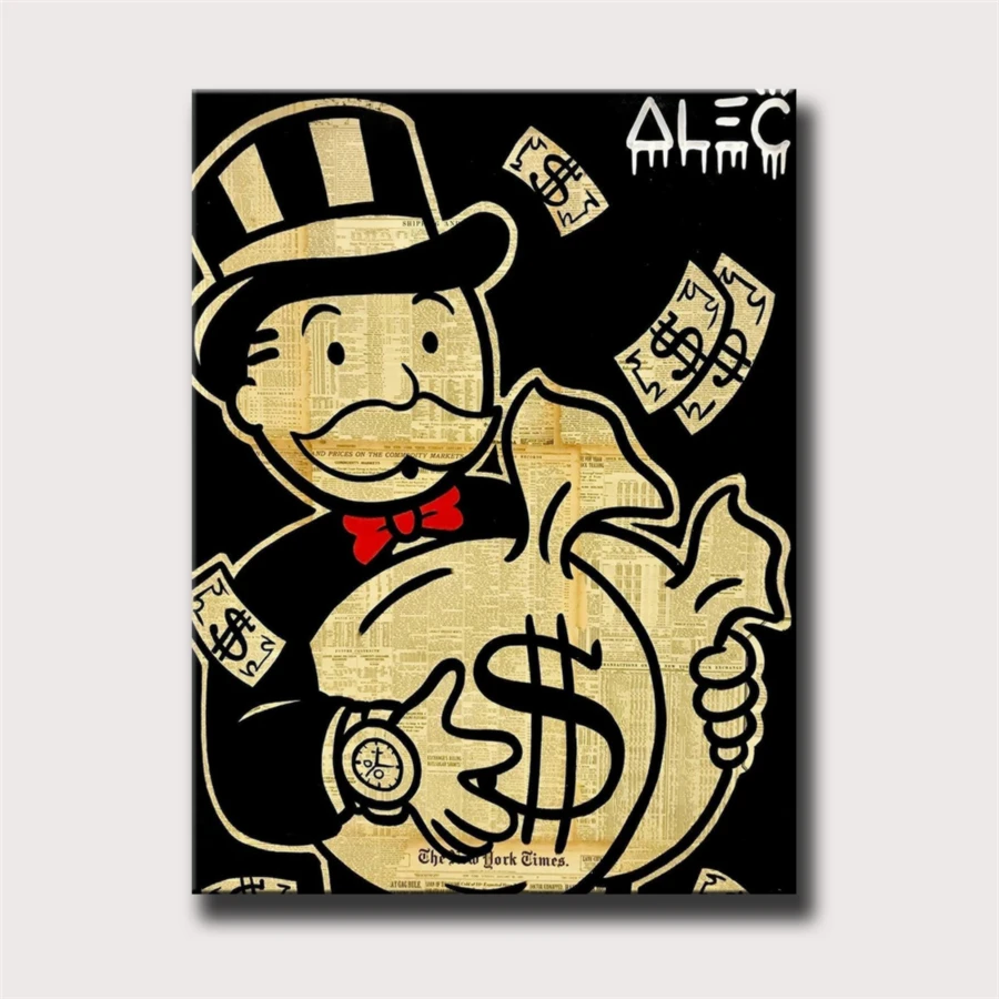 Alec Monopolys HD Wall Art Холст с печатью постера живопись декоративная картина для офиса