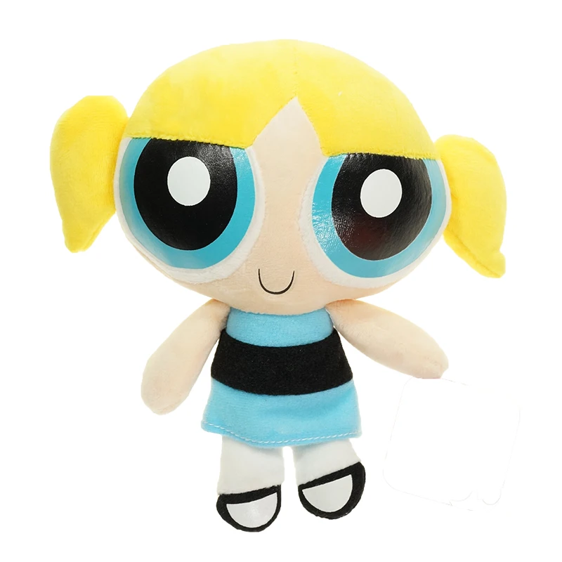 20cm the power puff bubbles blossom buttercup stuffed toys plush dolls girls toys cartoon anime gifts free global shipping