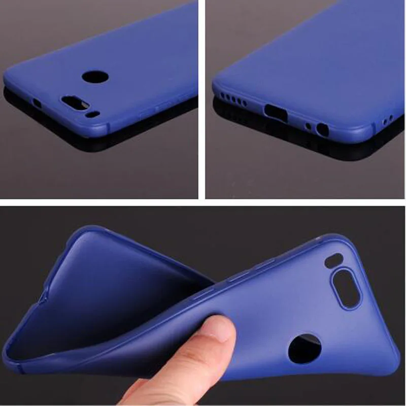 Для Xiaomi 5X Mi5X чехол Mi A1 силиконовый мягкий из углеродного волокна для задней