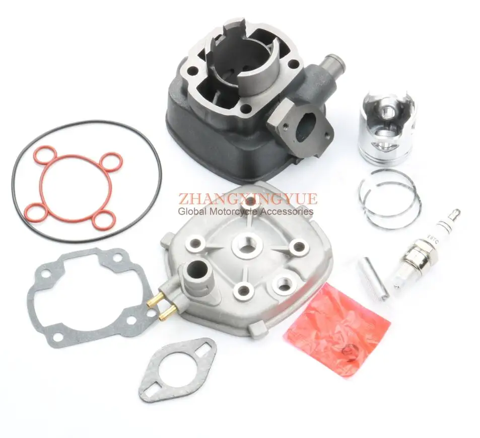 Small set of cylinde 50cc комплект цилиндров и головки цилиндров и прокладка цилиндра и коленчатый вал для YAMAHA Jog RR Aerox Naked R CS 50cc LC CAT 40 мм/10 мм - Цвет: Small set of cylinde