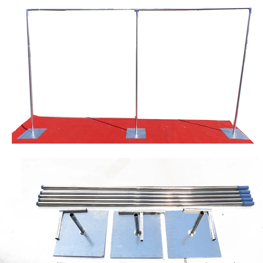 Экстра плотная прочный регулируемый квадратный трубчатый фон из нержавеющей