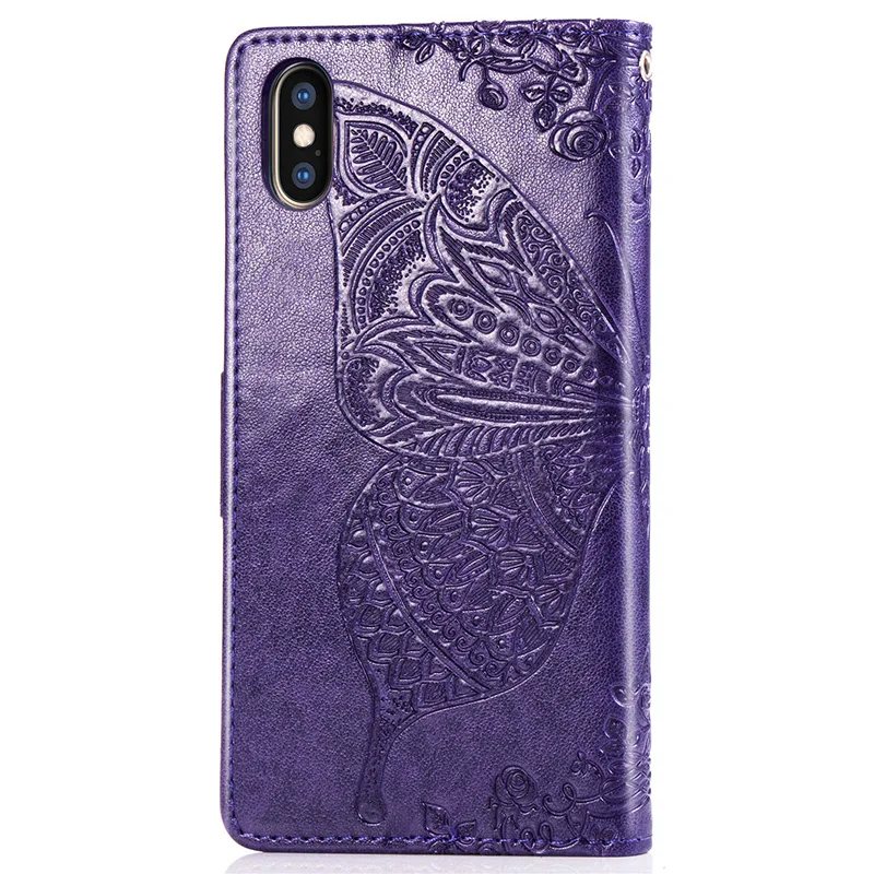 Кожаный чехол-книжка для мобильного телефона iPhone X XS MAX 8 7 6 6s Plus, роскошный чехол-кошелек на заднюю панель для iPhone XR XS, чехол для телефона в стиле книги Caque