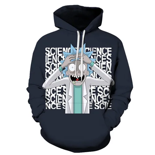 LMS895 Галактическое худи Rick and Morty толстовки с принтом 3D спортивные костюмы для мужчин Толстовка с капюшоном Модный пуловер Прямая поставка ZOOTOPBEAR - Цвет: LMS895