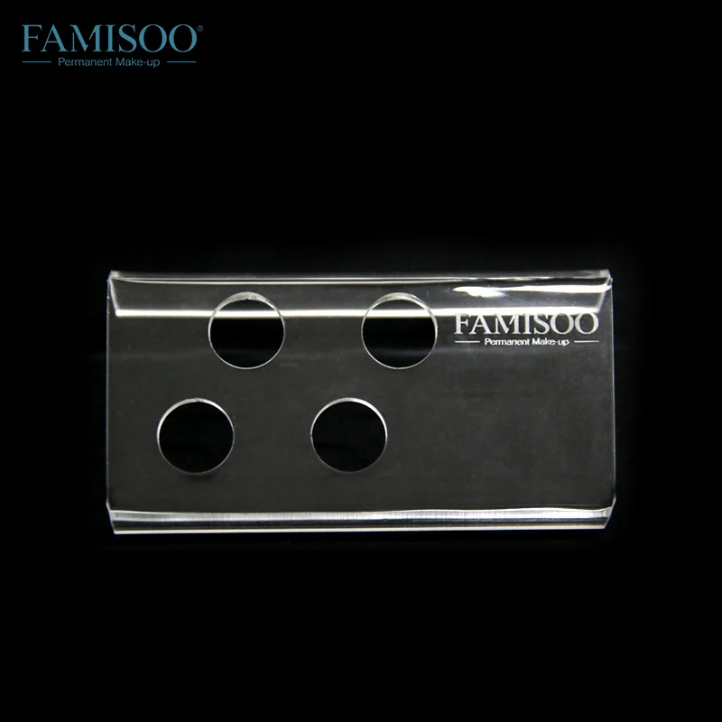 Famisoo 60 шт. силиконовый пигмент чашки/1 шт. колпачки-держатели многоразовые чернила татуировки Microblading контейнер для иглы наконечник сцепление питание