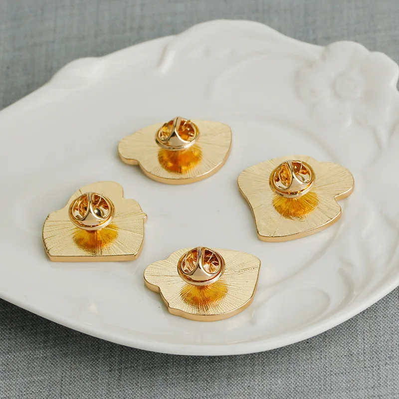 XINAHER 1 шт. Значки для кофейной чашки с рисунком кота брошки пуговицы заколки