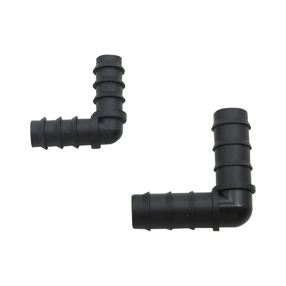DN16, DN20 Elbow connector Irrigation Plumbing Pipe Fittings Hose L-Type Joint Industrial ventilation Tube Adapter 5 Pcs
