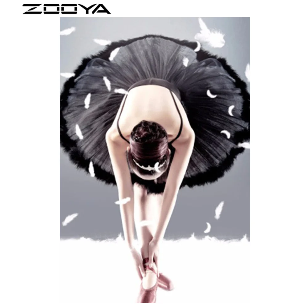 ZOOYA рукоделие Алмазная картина Сделай Сам Танцовщица девушка вышивка крестиком