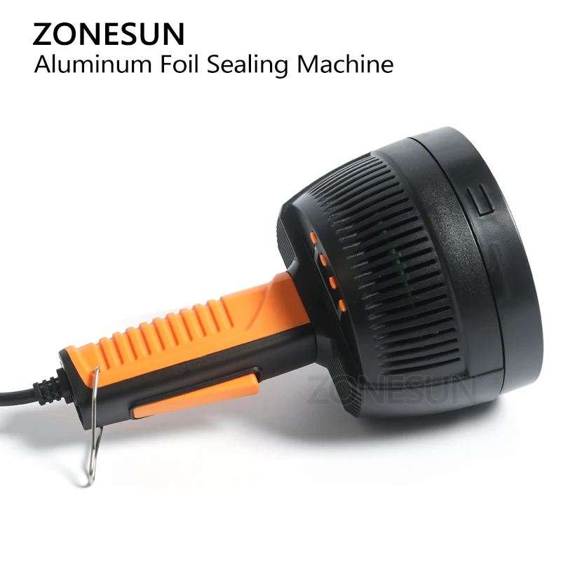 ZONESUN Электромагнитная Индукционная машина для запечатывания бутылок крышек из