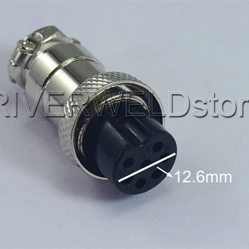 7pin разъем 16 7P гнездовой подходит для плазменной резки Фонарь & TIG сварочный фонарь