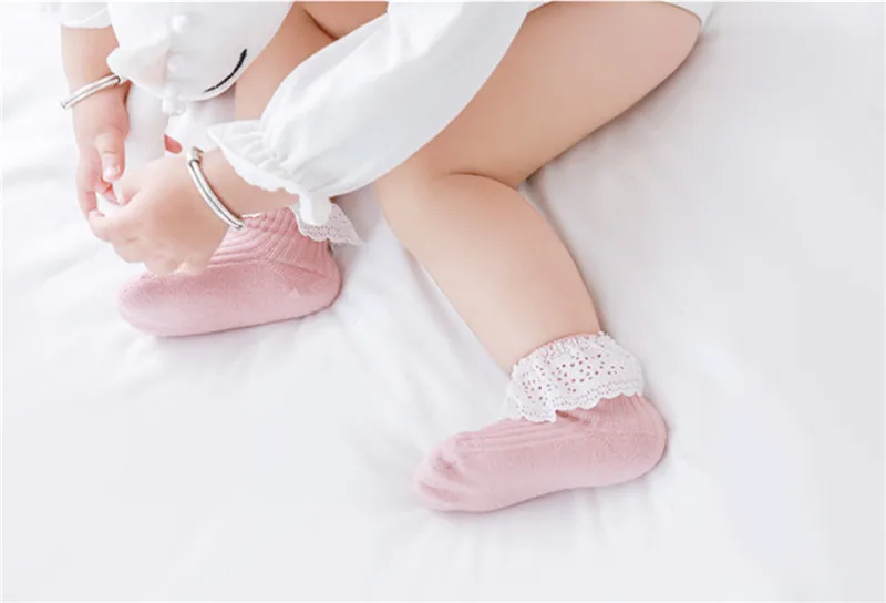 Pudcoco/модные детские аксессуары красивые хлопковые носки принцессы в стиле ретро