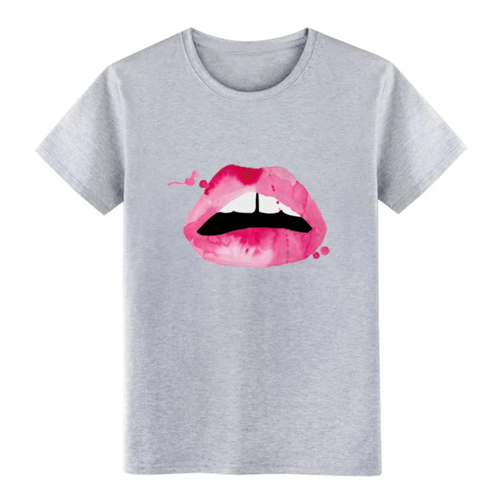 Men's Lips/Gap t shirt Printing tee Euro Size S-3xl Standard Anti-Wrinkle New Style summer slim Мужская одежда