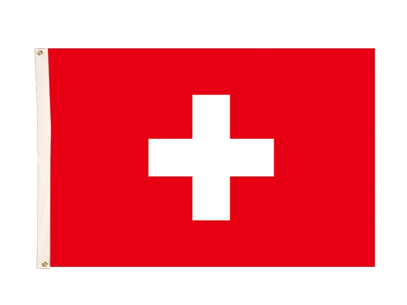 

switzerland flag 3ft*5ft 90*150cm bandera polyester Flying for 2018 world cup