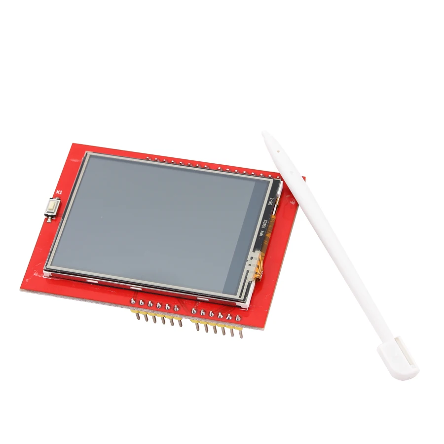 2,4 дюймовый ЖК-дисплей 240x320 SPI TFT ILI9341 Белый светодиодный модуль для Arduino o светодиодный ЖК-модуль последовательного порта 5 В/3,3 В PCB адаптер Micro SD карта