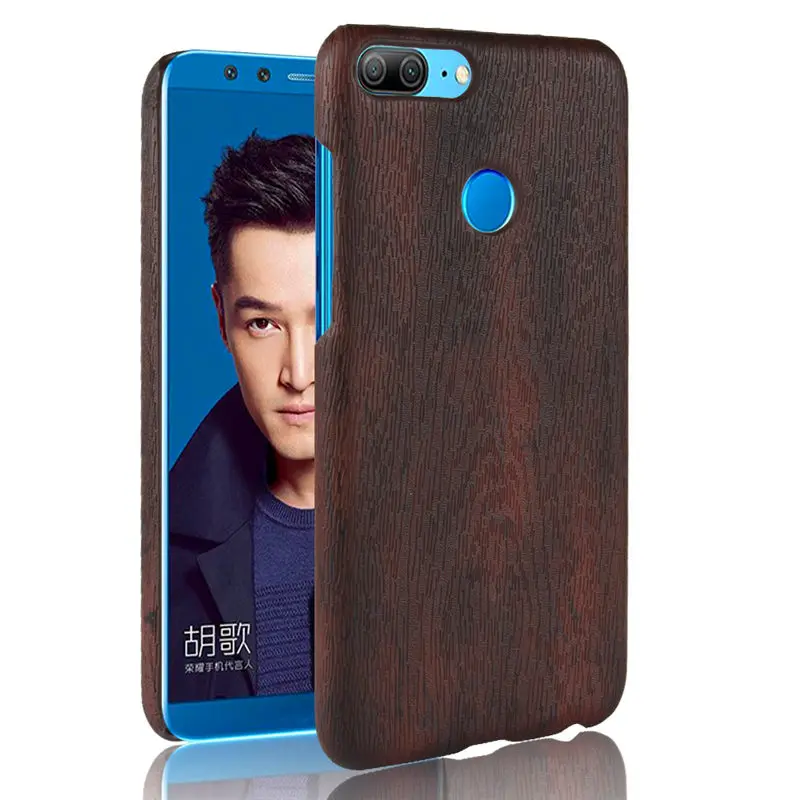 

Huawei Honor 9 Lite 2017 Case Wood Pattern Hard PC+PU Leather Back Cover Hard Case for Huawei Honor9 Lite 9Lite Shell Cover