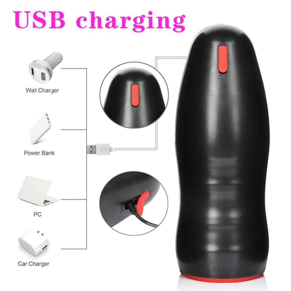 Мужской автоматический мастурбатор 6-частотный вибратор для мужчин Реалистичная