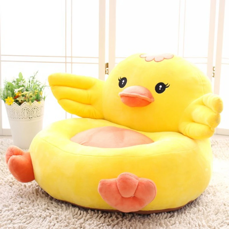 Dorimytrader Kawaii Плюшевые животные лягушка цыпленок Сова Пингвин детское кресло
