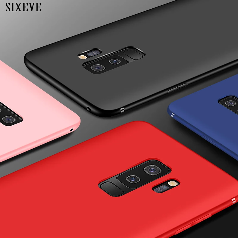 Простой однотонный Ультратонкий чехол для телефона Samsung Galaxy S10 E S8 S9 Plus S6 S7 Edge S9Plus
