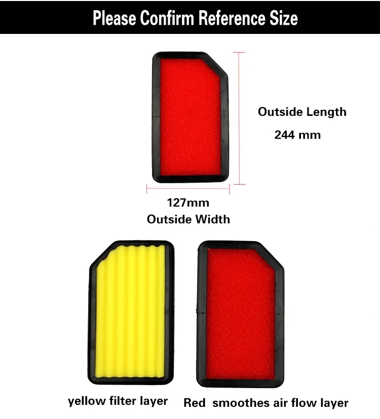 Воздушный фильтр высокого потока fit KIA SOUL 1 6 2 0 2008-2013 (матч кН 33-2960) | Воздушные