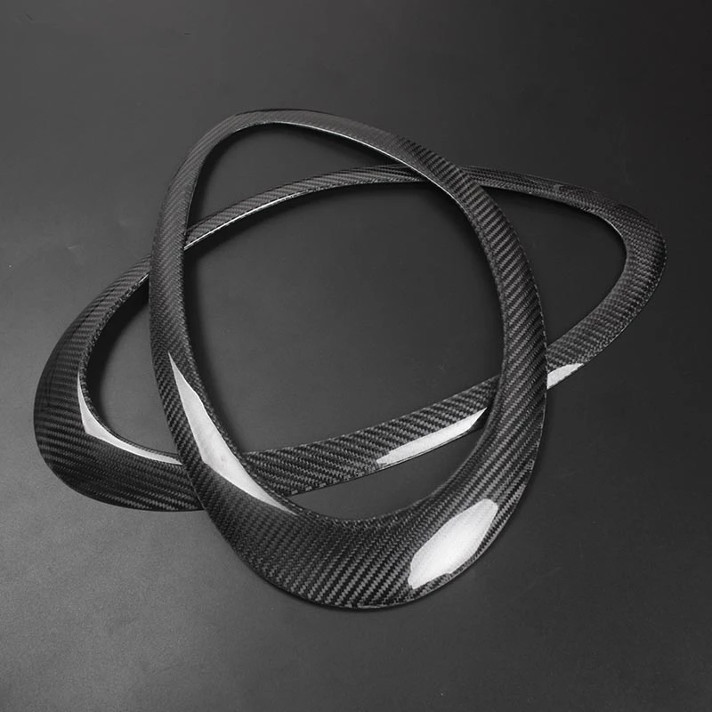 Бесплатная доставка 100% настоящие фары из углеродного волокна веки для бровей