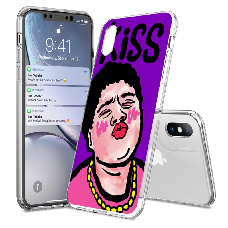 KJOEW Мода хип хоп девушка рукоделие принт Телефон чехол для iPhone 6 6S 8 Plus XR XS Max Cool Apple 7