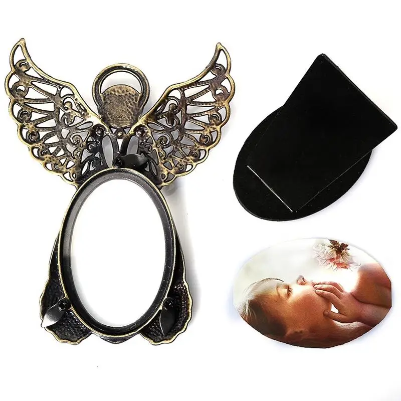LanLan Angel Wings металлические винтажные рамки для фотографий креативные подарочные рамки для фотографий 2,8" x 1,89"