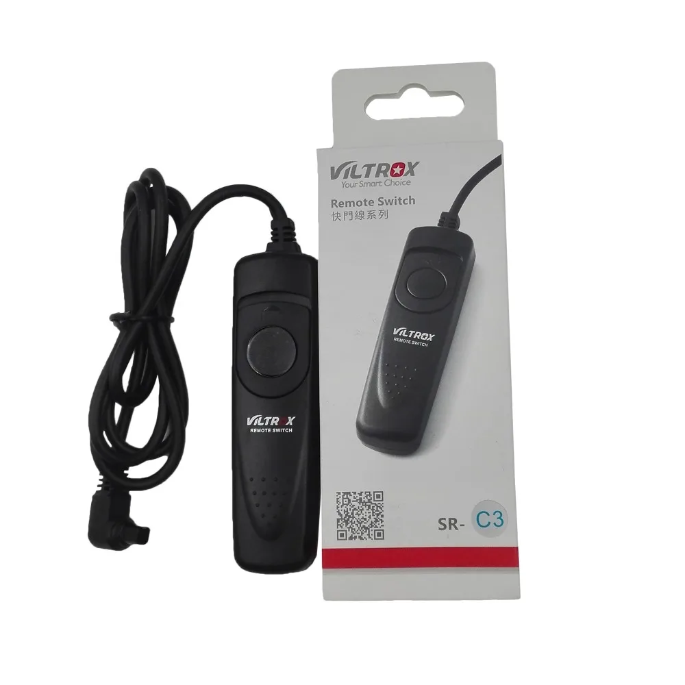 Кабель затвора Viltrox для Canon EOS 7D Mark II 6D 5D 5DII 5diii 50D 40D 30D 20D 10D 1D|shutter release cable|release cableviltrox