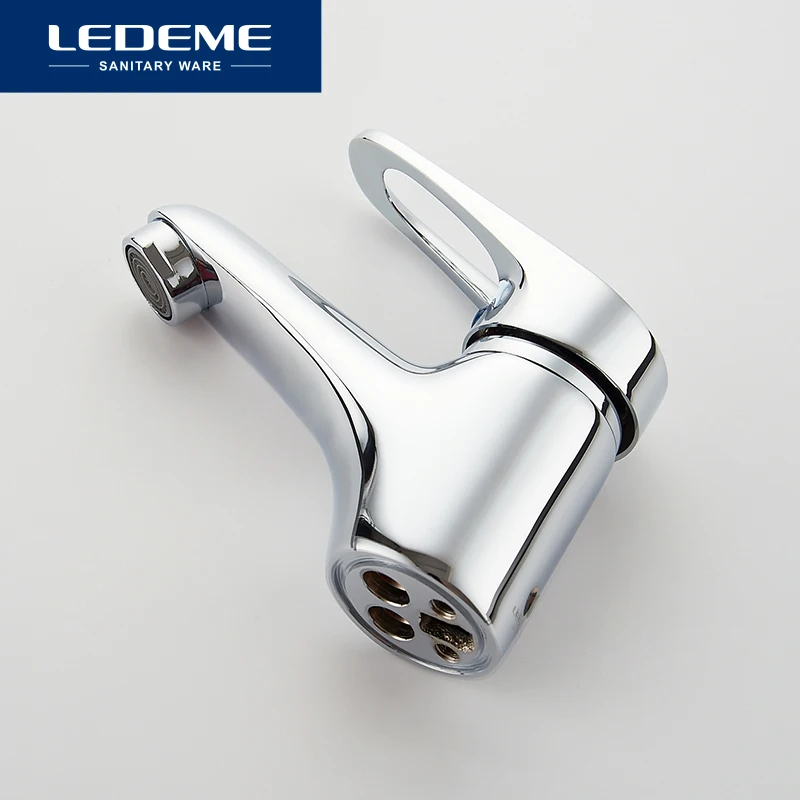 LEDEME Смеситель для умывальника латунь Цвет: хром L1013|basin faucet|waterfall faucettap mixer |