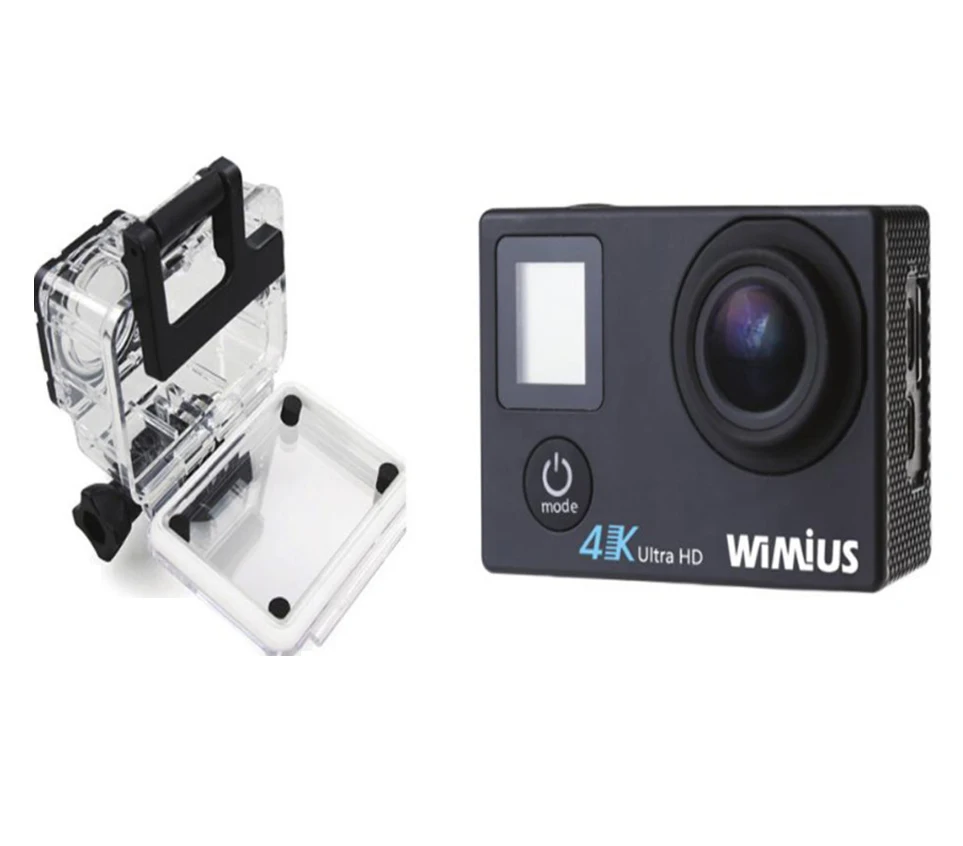 4 К действие Камера Wi-Fi 2 &quotLTPS + 0.66 экрана статус Спорт шлем CAM Full HD 1080 P 60fps мини