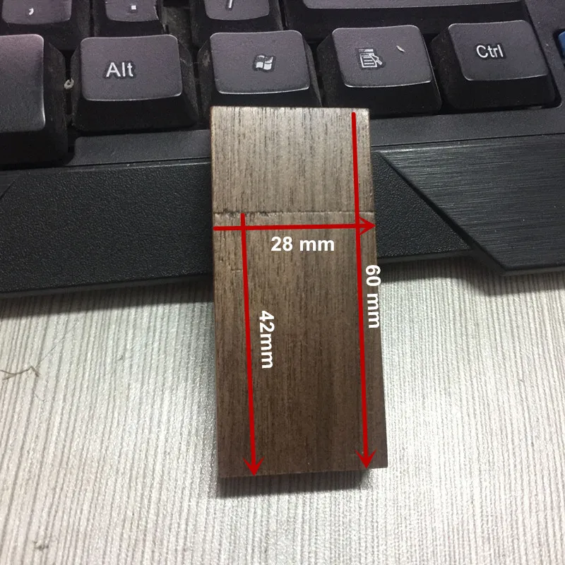 Новый логотип на заказ деревянная USB флешка с интерфейсом 3 0 из орехового дерева