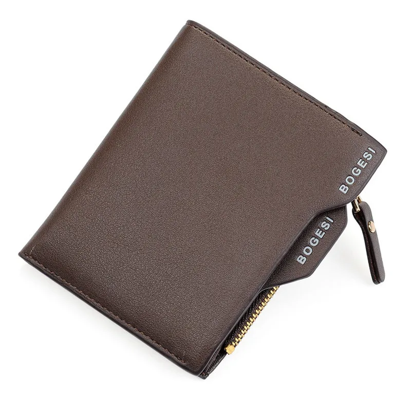 Горячая Распродажа модные Волшебные мужские кожаные ID Кредитные держатель для карт клатч Двойные портмоне кошелек