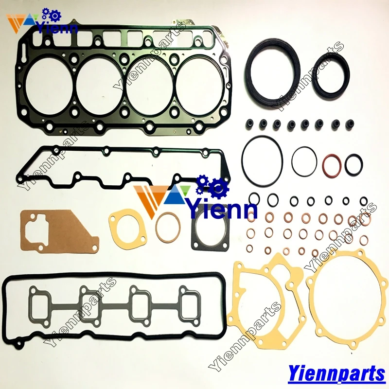 

Для Yanmar 41R18N 41R18T полный комплект прокладок 15894850 прокладка головки 15894875 для воздушного компрессора Ingersolland P185WIR 41R18N