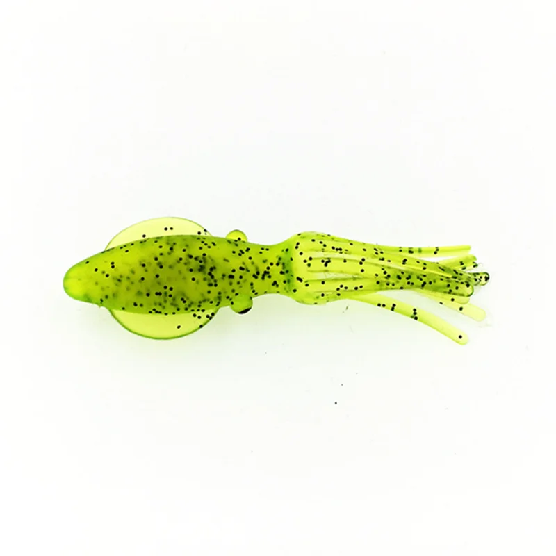 60 шт./лот мягкая резиновая приманка в виде осьминога кальмара 8 5 см 10