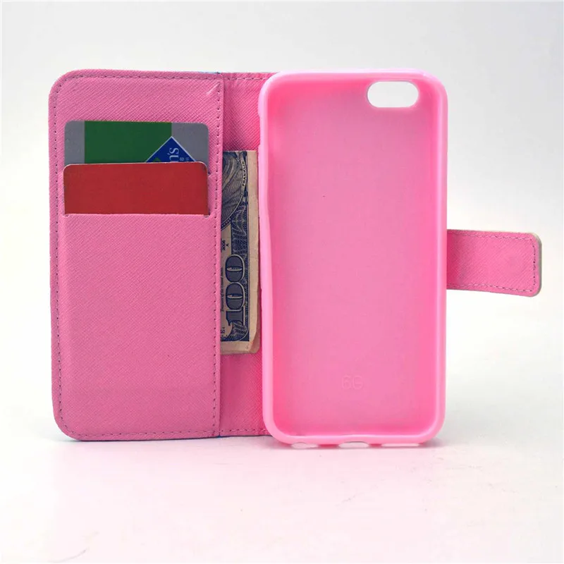 200 шт. оптовая продажа персонализированный кожаный чехол для iPhone 6 Plus с УФ-печатью