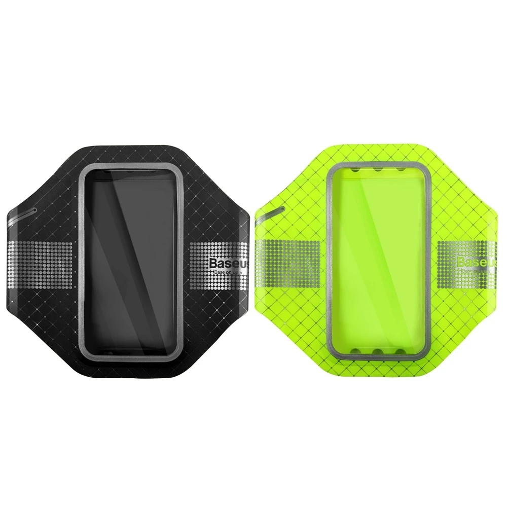 Original Waterproof Baseus Sports Gym Running Pouch Armband Arm Case TPU Transparent Touch Cover Exercise Holder for Phone 4.7 | Мобильные