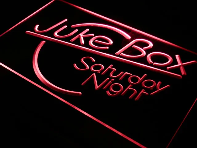 I328 Juke Box субботний ночной бар Pub светодиодный неоновый светильник переключатель