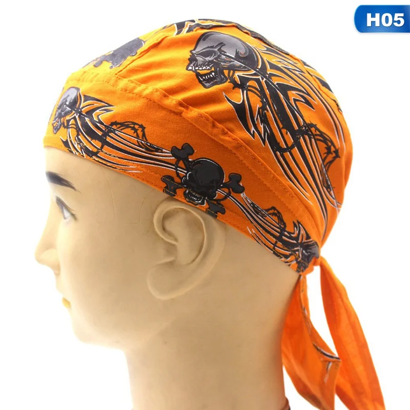 Открытый Кепки быстросохнущая чистая платок черепа головной убор повязка на