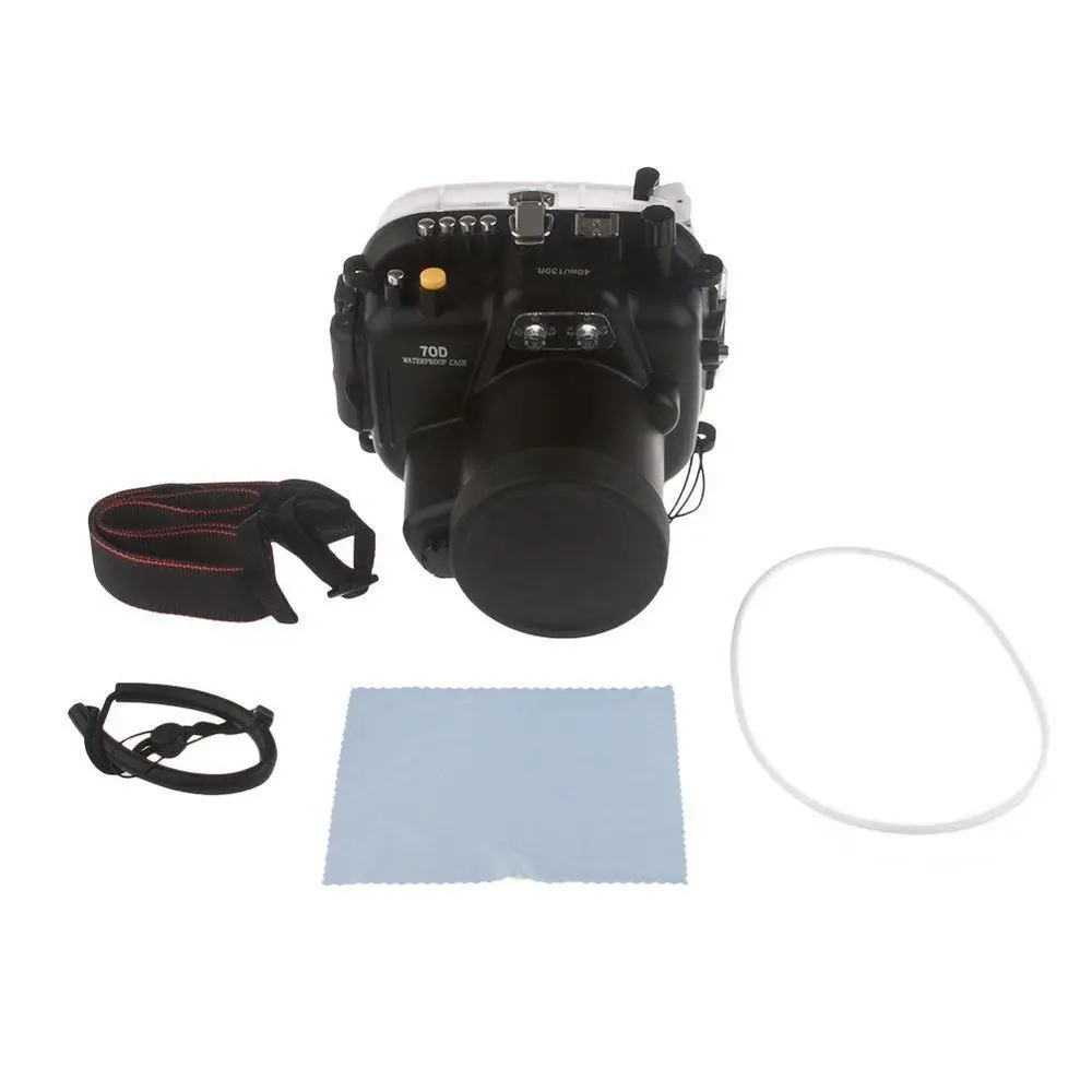 Водонепроницаемый чехол для подводной камеры Meikon 40M объектива Canon 70D 18-135 мм |