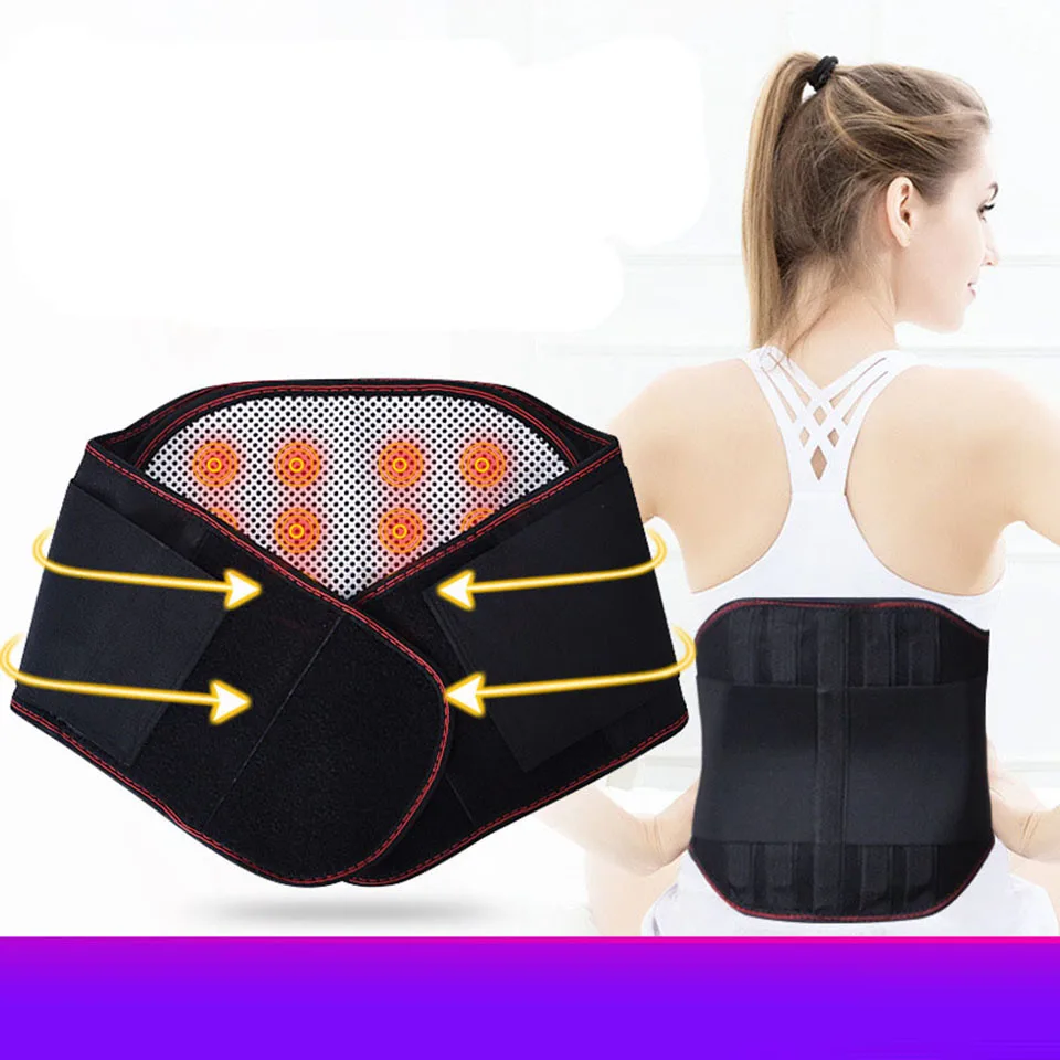 Медицинская терапия дышащая сетка нижняя часть спины Поддержка Талии Brace регулируемые ремни для снятия низкой боли в спине Поясничный Поддерживающий Пояс