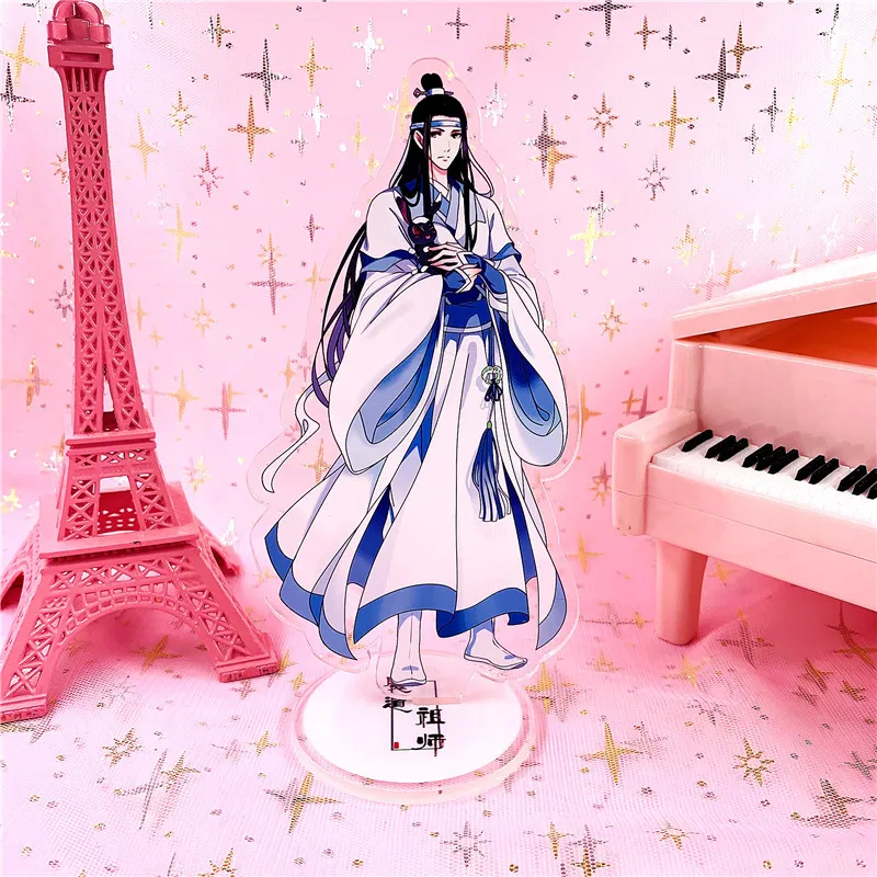 15 см Новое поступление анимация MO DAO ZHU SHI LAN ZHAN Wen Ning Kiten Лиса животные акриловая стоящая тарелка домашний стол держатель украшения