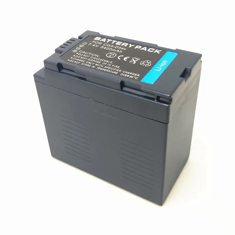 5400mah батарея камеры CGA D54S для цифрового фотоаппарата Panasonic AG DVC15 NVDA1B NV DA1B DS12B DS15 DS150B