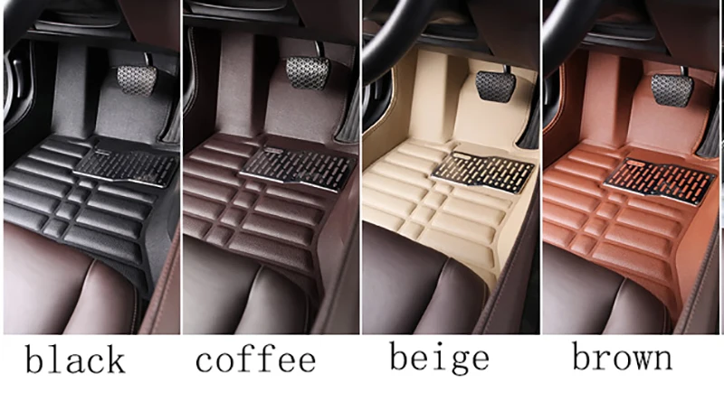 

kalaisike Custom car floor mats for Jaguar All Models XF XE XJ F-PACE F-TYPE brand firm soft car accessorie car styling