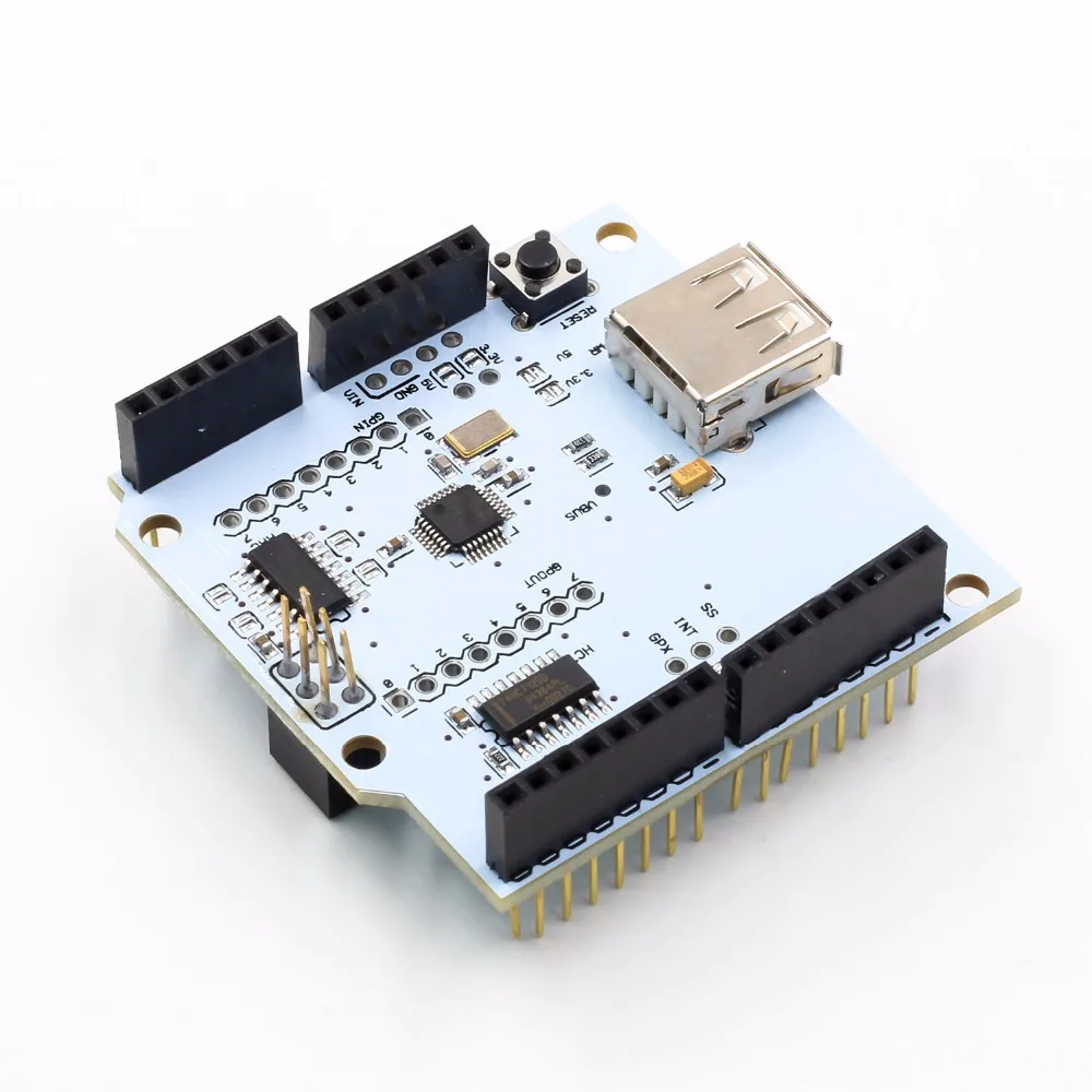 USB хост щит 2 0 для Arduino UNO MEGA ADK совместим с Android ADK|Интегральные схемы| |