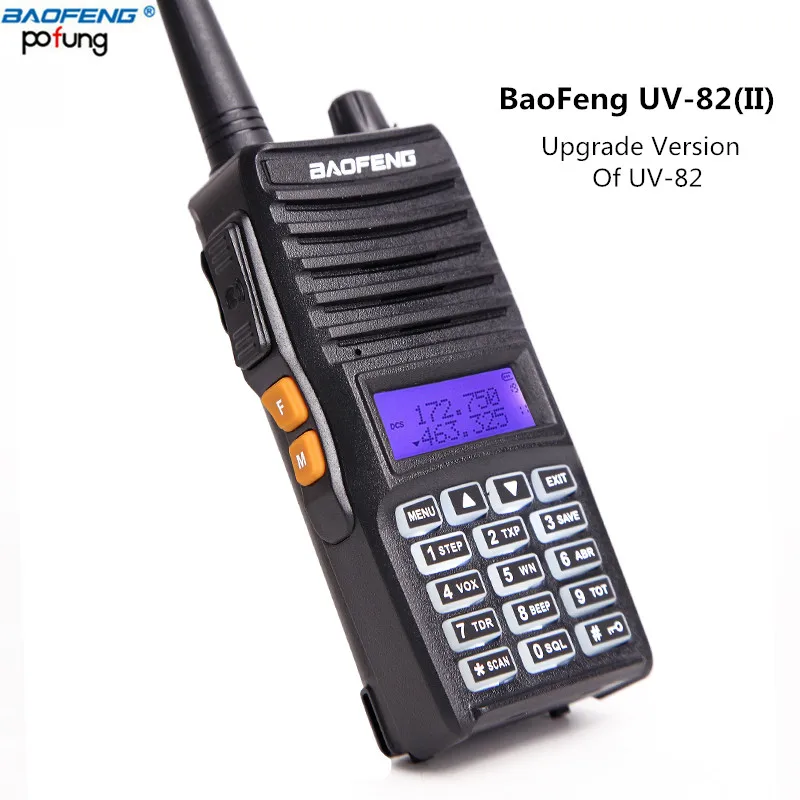 Baofeng UV 82(II) Tri Power 8W/4W/1W Dual PTT Band 136 174/400 520MHz Ham Radio обновленная версия телефона|Рации| |