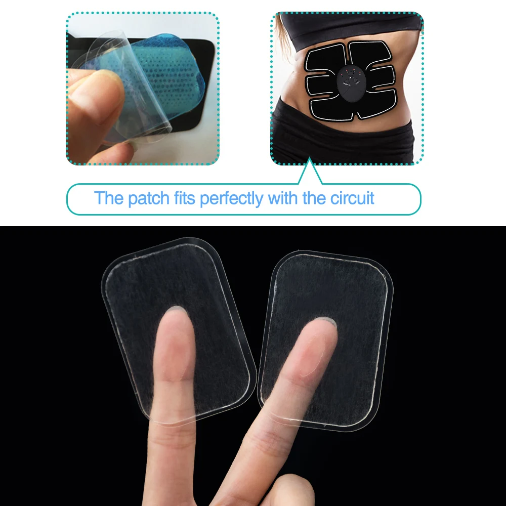 Sumifun 12 шт. сменные гелевые наклейки на мышцы живота | Красота и здоровье