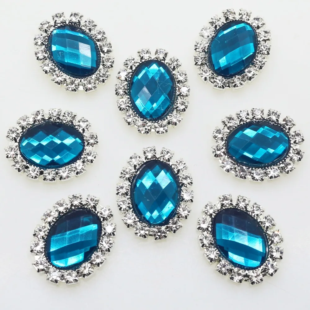 10 шт. акриловые аксессуары Стразы для украшений сделай сам 16 х20 мм|diy jewelry