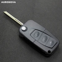 auronova new replace flip folding key shell for mazda 3 3 buttons remote car key case diy
